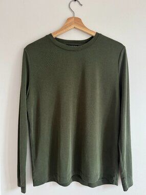 Soaked - Luxury Soft Kaki Green Top ✨ TENCEL Modal - M